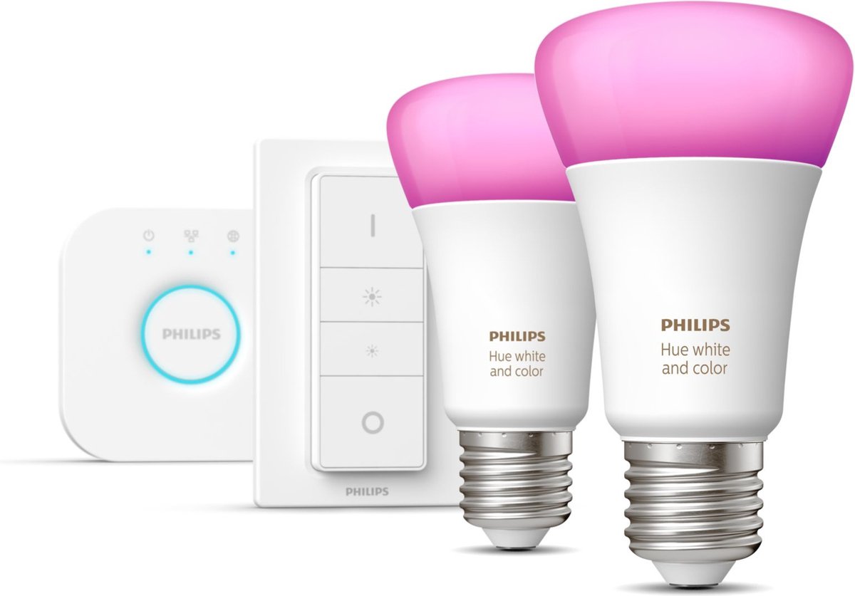 Philips Hue White & Color Ambiance Starterkit (E27 + Bridge)