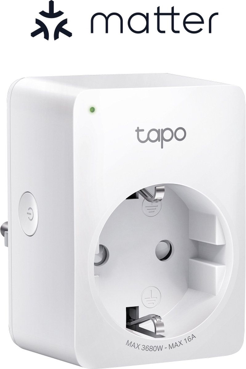 TP-Link Tapo P110M (Matter) – slimme stekker met energiemeting